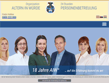 Tablet Screenshot of 24hpflege.at